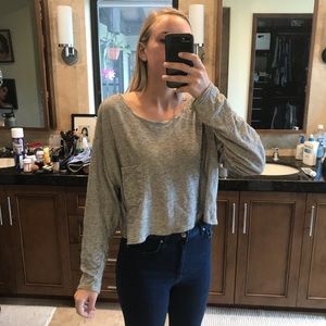 Boxy american apparel long sleeve